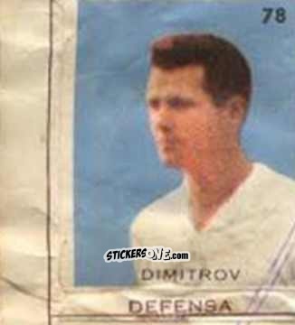Sticker Dimitrov - Campeonato Mundial de Futbol 1962
 n. 78 - Caramelos