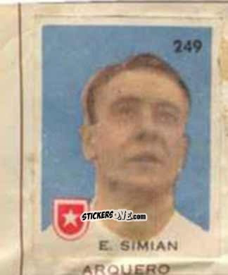 Cromo E. Simian - Campeonato Mundial de Futbol 1962
 n. 249 - Caramelos