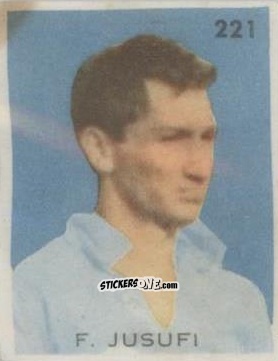 Cromo F. Jusufi - Campeonato Mundial de Futbol 1962
 n. 221 - Caramelos