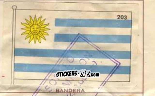 Sticker Flag - Campeonato Mundial de Futbol 1962
 n. 203 - Caramelos