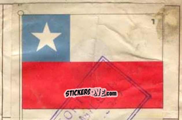Sticker Flag - Campeonato Mundial de Futbol 1962
 n. 1 - Caramelos