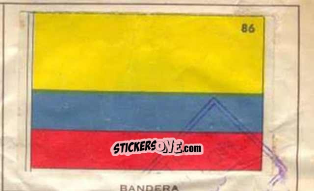 Sticker Flag - Campeonato Mundial de Futbol 1962
 n. 86 - Caramelos
