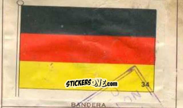 Sticker Flag - Campeonato Mundial de Futbol 1962
 n. 34 - Caramelos