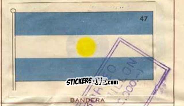 Sticker Flag - Campeonato Mundial de Futbol 1962
 n. 47 - Caramelos