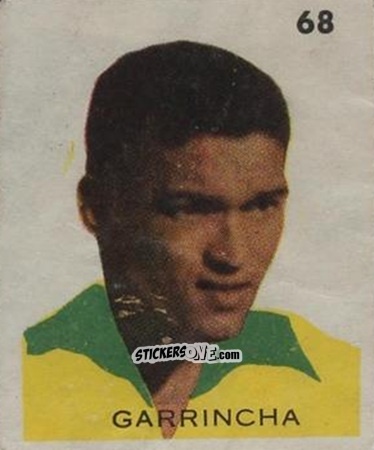 Sticker Garrincha - Campeonato Mundial de Futbol 1962
 n. 68 - Caramelos