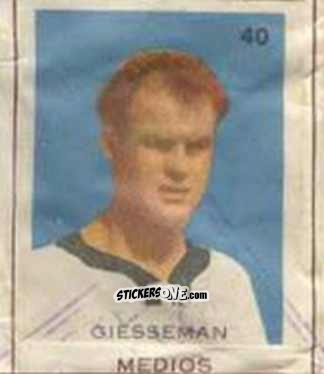 Cromo Giesseman - Campeonato Mundial de Futbol 1962
 n. 40 - Caramelos