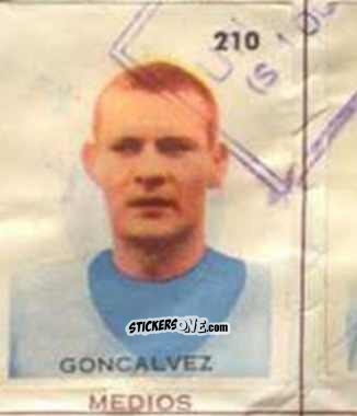 Figurina Goncalvez - Campeonato Mundial de Futbol 1962
 n. 210 - Caramelos