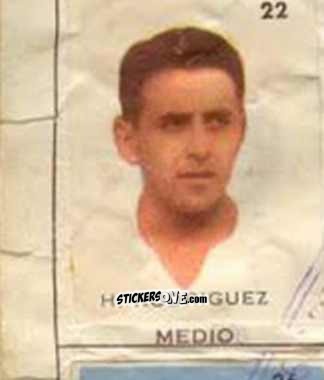 Cromo H. Rodriguez - Campeonato Mundial de Futbol 1962
 n. 22 - Caramelos