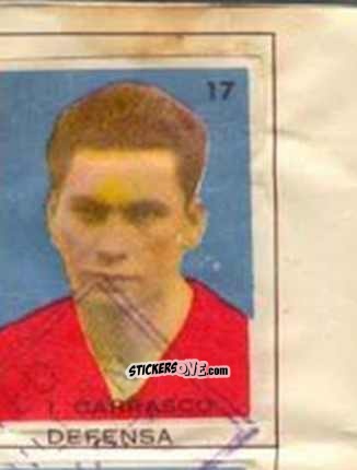 Cromo J. Carrasco - Campeonato Mundial de Futbol 1962
 n. 17 - Caramelos