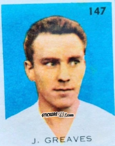 Cromo J. Greaves - Campeonato Mundial de Futbol 1962
 n. 147 - Caramelos
