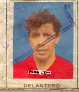 Figurina J. Loto - Campeonato Mundial de Futbol 1962
 n. 31 - Caramelos