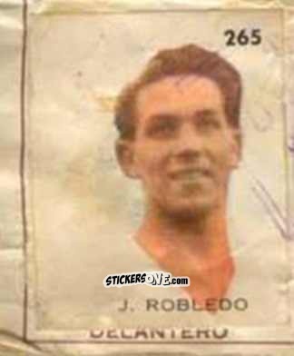 Cromo J. Robeldo - Campeonato Mundial de Futbol 1962
 n. 265 - Caramelos