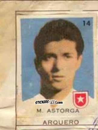 Cromo M. Astorga - Campeonato Mundial de Futbol 1962
 n. 14 - Caramelos