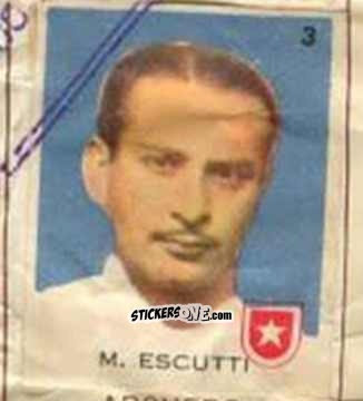 Sticker M. Escutti - Campeonato Mundial de Futbol 1962
 n. 3 - Caramelos