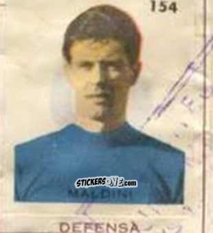 Cromo Maldini - Campeonato Mundial de Futbol 1962
 n. 154 - Caramelos