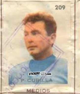 Cromo P. Cubilla - Campeonato Mundial de Futbol 1962
 n. 209 - Caramelos
