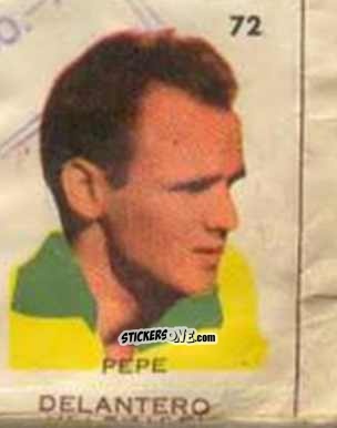 Cromo Pepe - Campeonato Mundial de Futbol 1962
 n. 72 - Caramelos