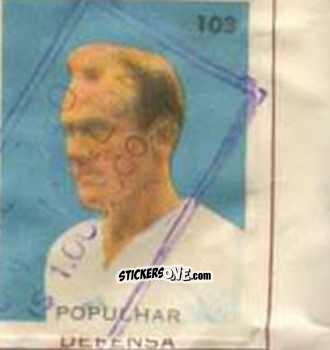 Cromo Populhar - Campeonato Mundial de Futbol 1962
 n. 103 - Caramelos