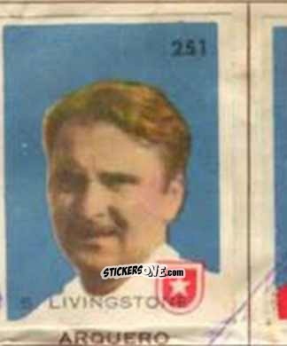 Cromo S. Livingstone - Campeonato Mundial de Futbol 1962
 n. 251 - Caramelos