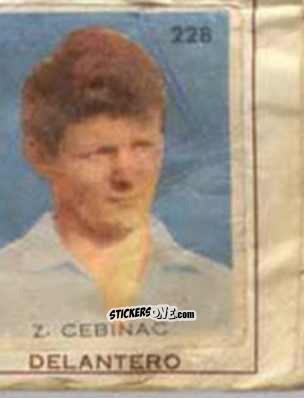 Sticker Z. Cebinac - Campeonato Mundial de Futbol 1962
 n. 228 - Caramelos