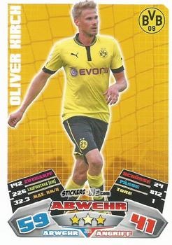Sticker Oliver Kirch - German Football Bundesliga 2012-2013. Match Attax n. 385 - Topps