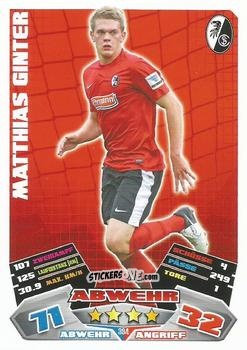Sticker Matthias Ginter - German Football Bundesliga 2012-2013. Match Attax n. 394 - Topps