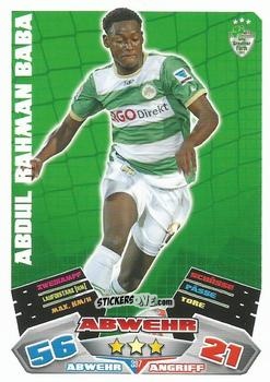 Cromo Abdul Rahman Baba - German Football Bundesliga 2012-2013. Match Attax n. 397 - Topps