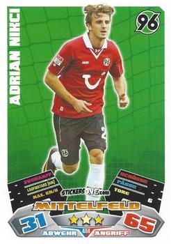 Sticker Adrian Nikci - German Football Bundesliga 2012-2013. Match Attax n. 404 - Topps