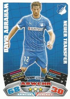 Figurina David Abraham - German Football Bundesliga 2012-2013. Match Attax n. 408 - Topps