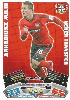Figurina Arkadiusz Milik - German Football Bundesliga 2012-2013. Match Attax n. 411 - Topps