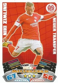 Figurina Niki Zimling - German Football Bundesliga 2012-2013. Match Attax n. 414 - Topps