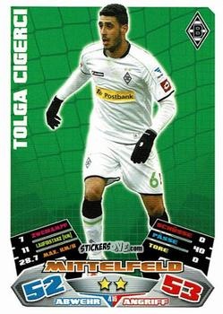 Figurina Tolga Cigerci - German Football Bundesliga 2012-2013. Match Attax n. 416 - Topps