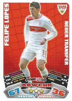 Sticker Felipe Lopes - German Football Bundesliga 2012-2013. Match Attax n. 429 - Topps