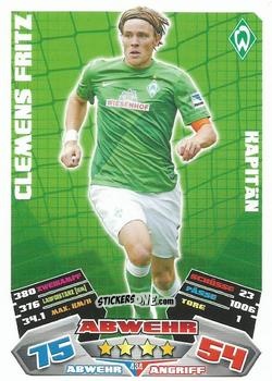 Cromo Clemens Fritz - German Football Bundesliga 2012-2013. Match Attax n. 434 - Topps