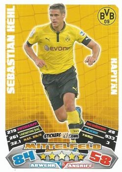 Sticker Sebastian Kehl - German Football Bundesliga 2012-2013. Match Attax n. 435 - Topps