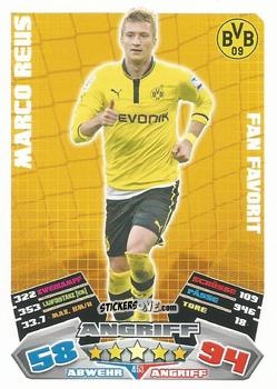 Sticker Marco Reus - German Football Bundesliga 2012-2013. Match Attax n. 453 - Topps