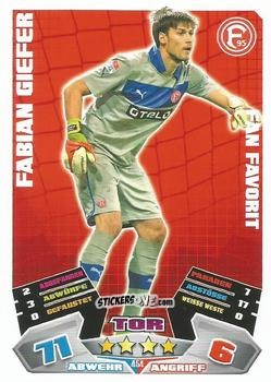 Cromo Fabian Giefer - German Football Bundesliga 2012-2013. Match Attax n. 454 - Topps
