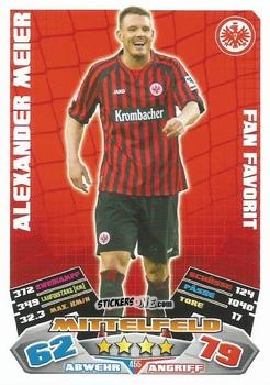Sticker Alexander Meier - German Football Bundesliga 2012-2013. Match Attax n. 455 - Topps