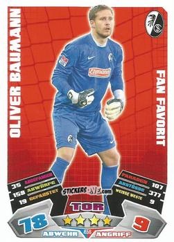 Figurina Oliver Baumann - German Football Bundesliga 2012-2013. Match Attax n. 456 - Topps