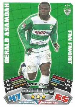 Sticker Gerald Asamoah - German Football Bundesliga 2012-2013. Match Attax n. 457 - Topps
