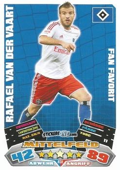 Cromo Rafael van der Vaart - German Football Bundesliga 2012-2013. Match Attax n. 458 - Topps