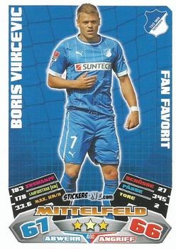 Sticker Boris Vukcevic - German Football Bundesliga 2012-2013. Match Attax n. 460 - Topps