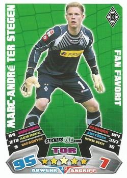 Figurina Marc-André ter Stegen - German Football Bundesliga 2012-2013. Match Attax n. 463 - Topps