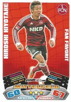 Figurina Hiroshi Kiyotake - German Football Bundesliga 2012-2013. Match Attax n. 465 - Topps