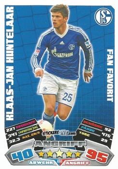 Figurina Klaas-Jan Huntelaar - German Football Bundesliga 2012-2013. Match Attax n. 466 - Topps