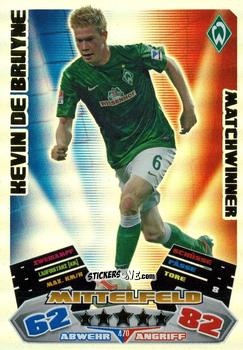 Cromo Kevin De Bruyne - German Football Bundesliga 2012-2013. Match Attax n. 470 - Topps