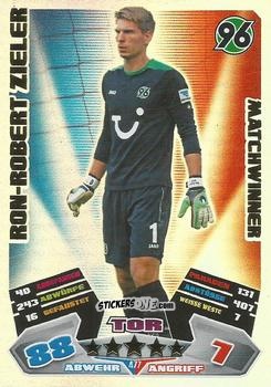 Sticker Ron-Robert Zieler - German Football Bundesliga 2012-2013. Match Attax n. 477 - Topps