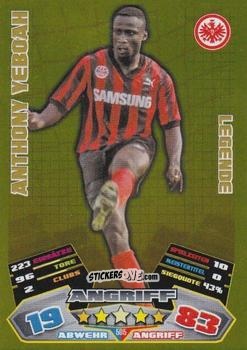 Sticker Anthony Yeboah - German Football Bundesliga 2012-2013. Match Attax n. 505 - Topps