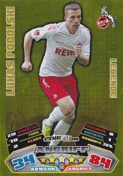 Figurina Lukas Podolski - German Football Bundesliga 2012-2013. Match Attax n. 515 - Topps