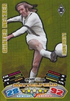 Figurina Günter Netzer - German Football Bundesliga 2012-2013. Match Attax n. 521 - Topps